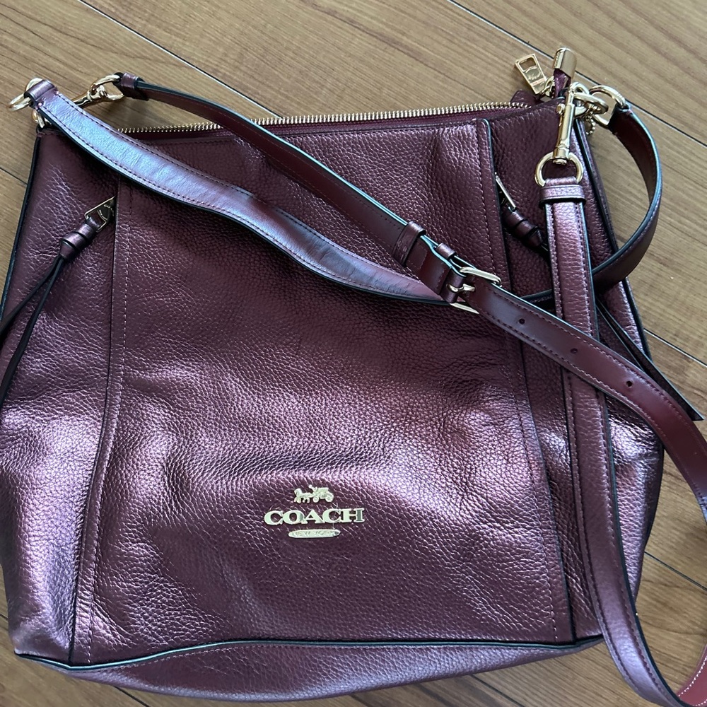 Coach purse berry